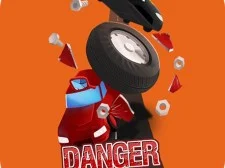 Danger Road Car Racing Game 2D